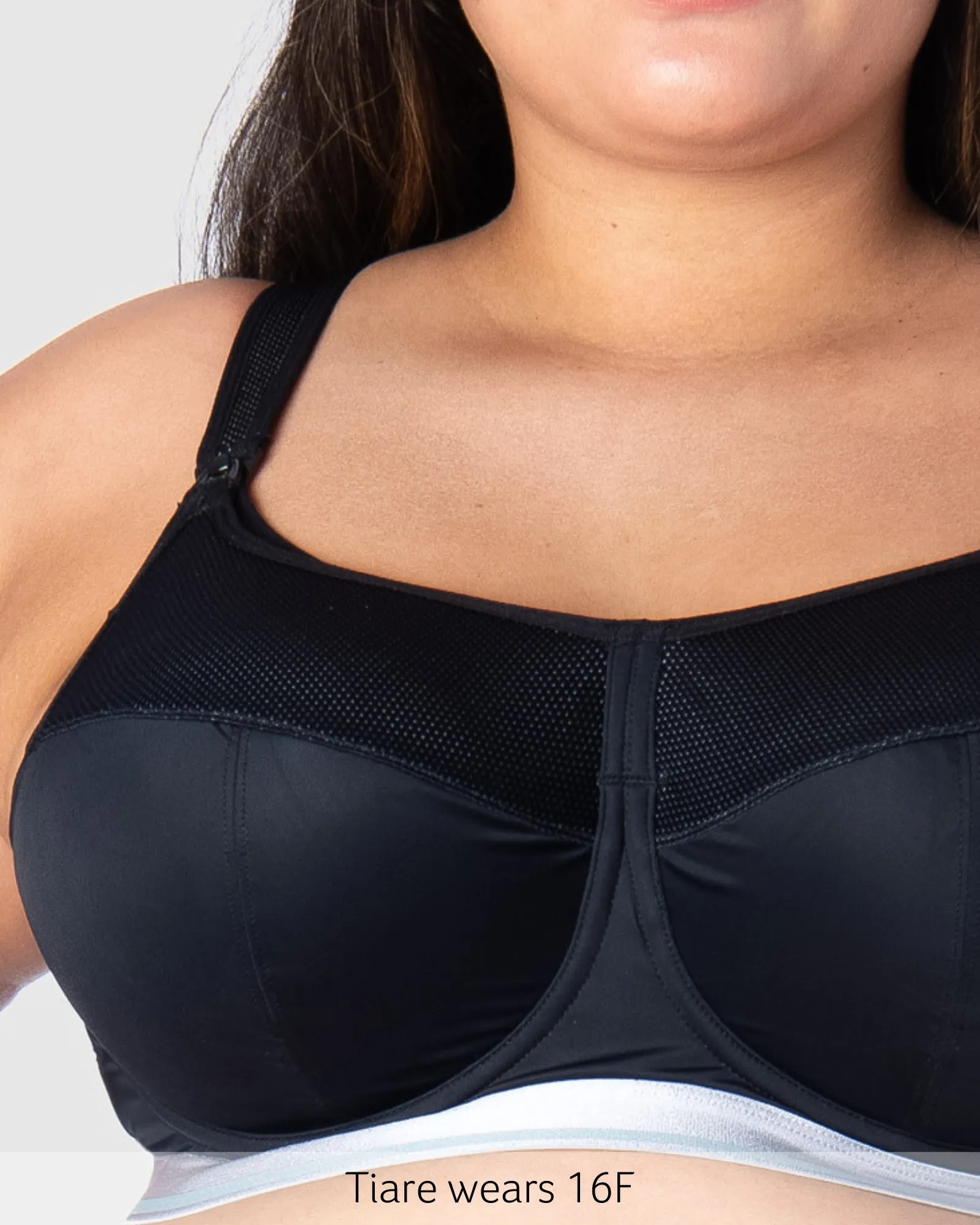 REACTIVATE BLACK NURSING BRA - FLEXI UNDERWIRE