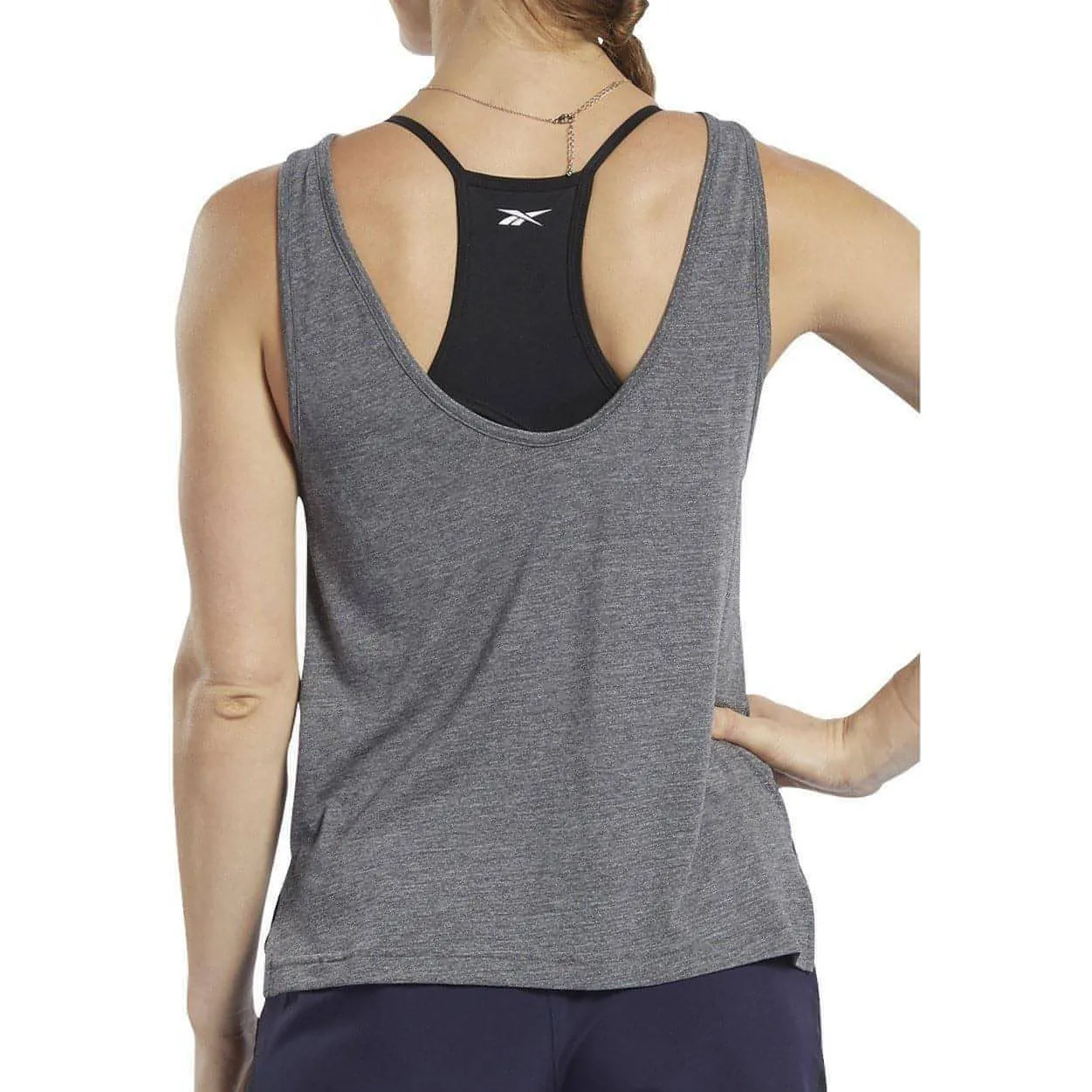 Reebok ActivChill   Cotton Womens Training Vest Tank Top - Grey