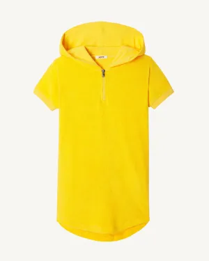 Robe éponge à capuche Citron enfant Mini