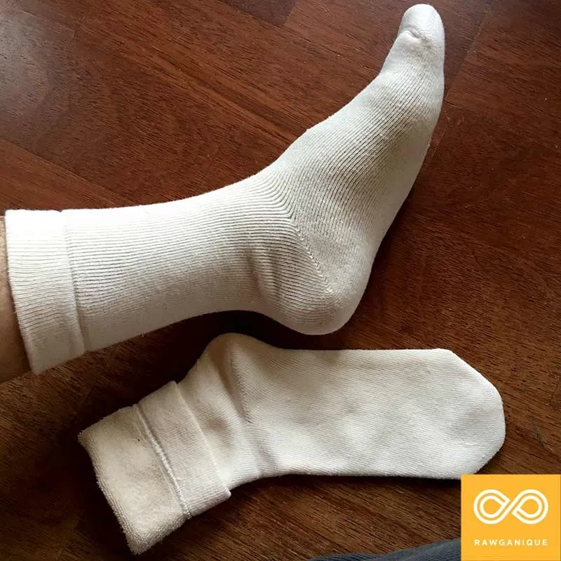 SCHUBERT 99% Organic Cotton Terry Socks (Plush, Thick, Soft, Breathable)