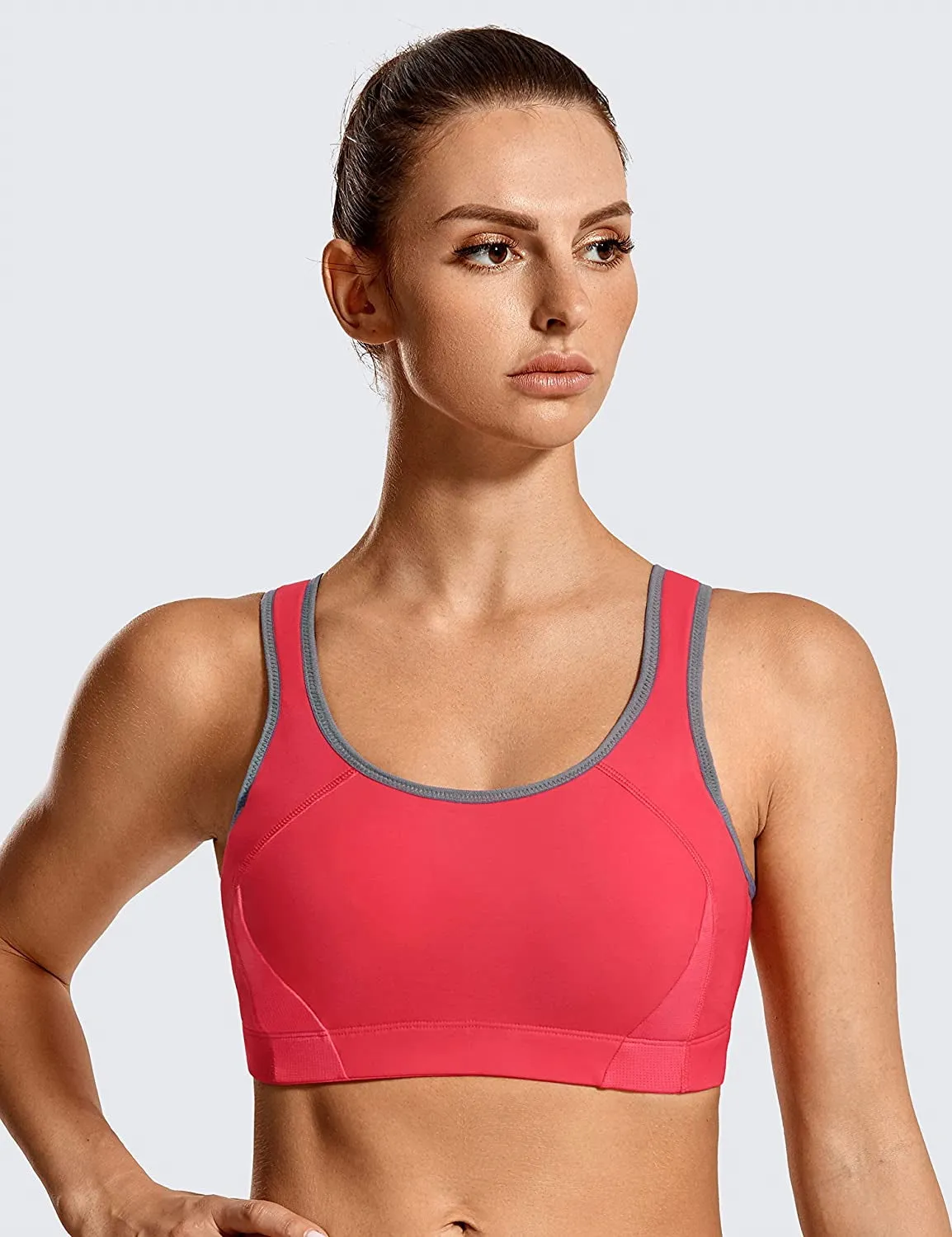 Shock Control High Impact Lightly Padded Wireless Sports Bra