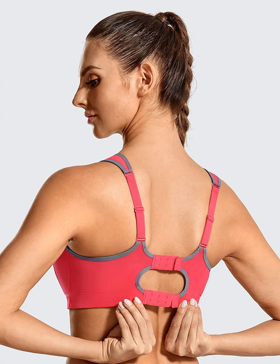 Shock Control High Impact Lightly Padded Wireless Sports Bra