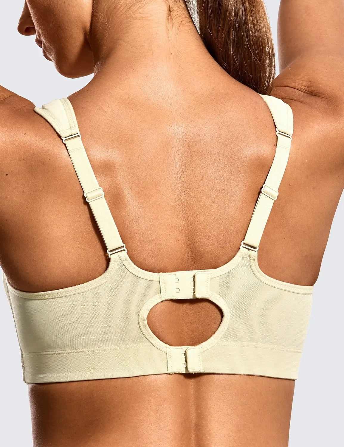 Shock Control High Impact Lightly Padded Wireless Sports Bra