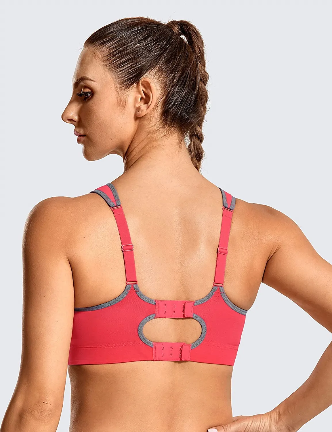 Shock Control High Impact Lightly Padded Wireless Sports Bra