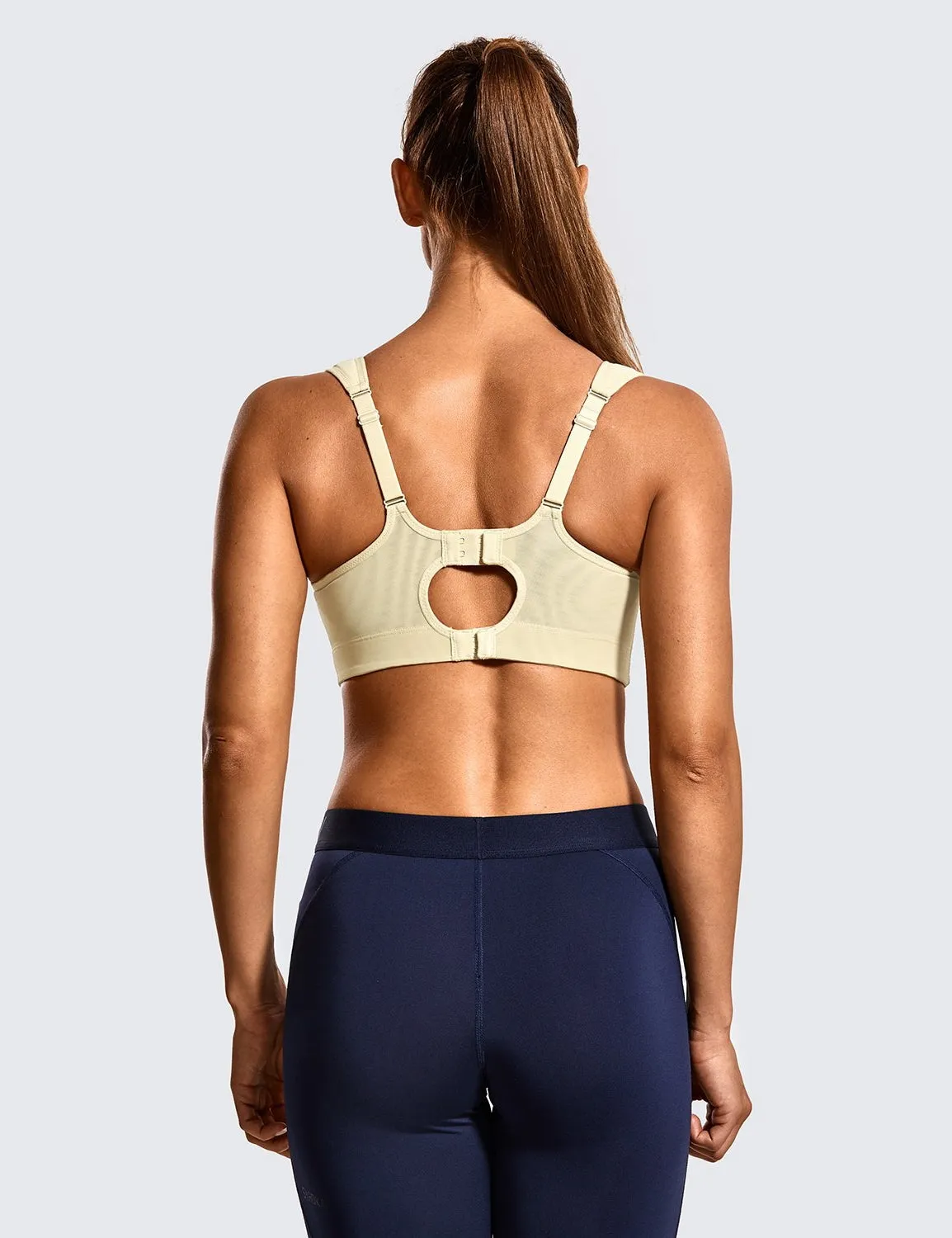 Shock Control High Impact Lightly Padded Wireless Sports Bra