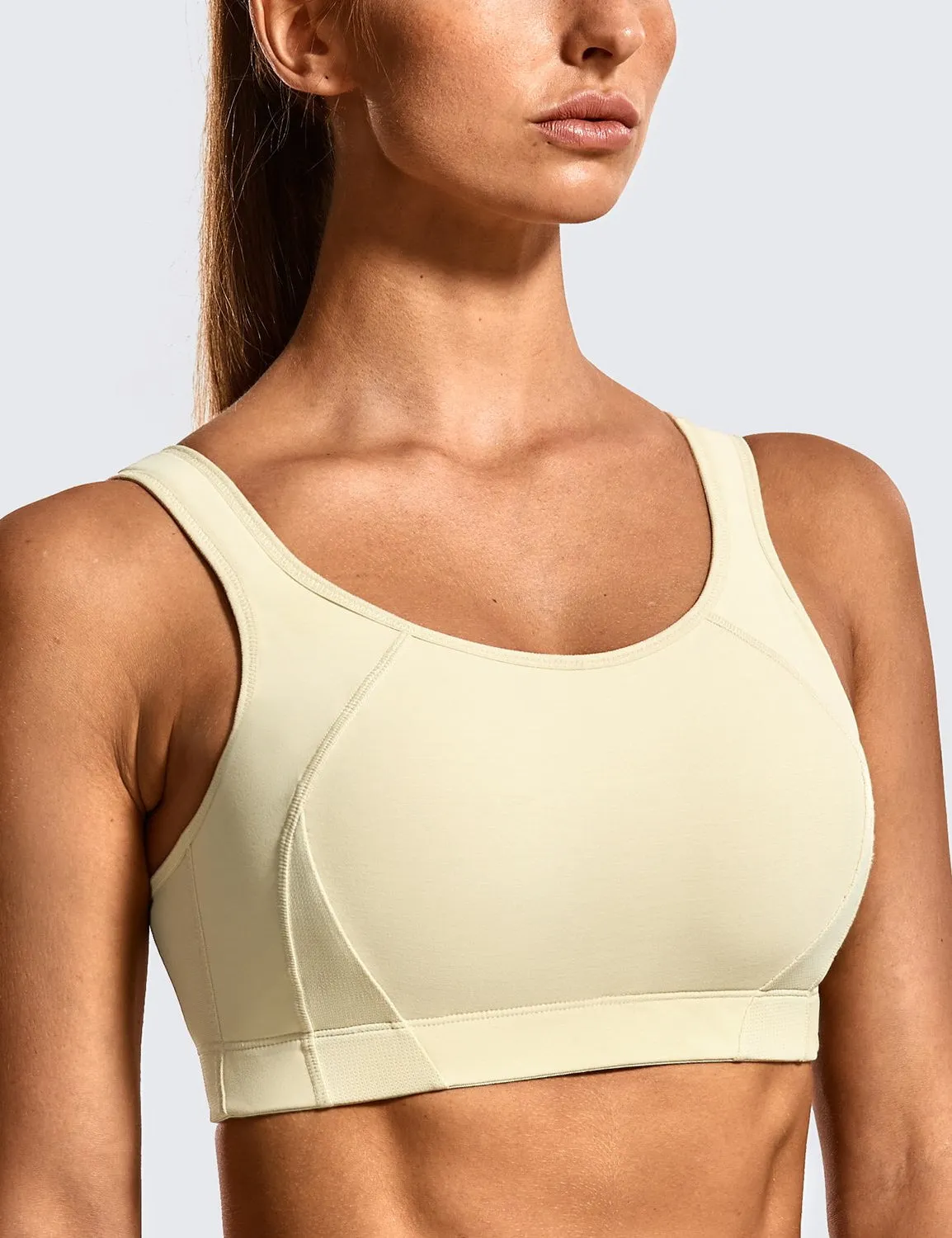 Shock Control High Impact Lightly Padded Wireless Sports Bra