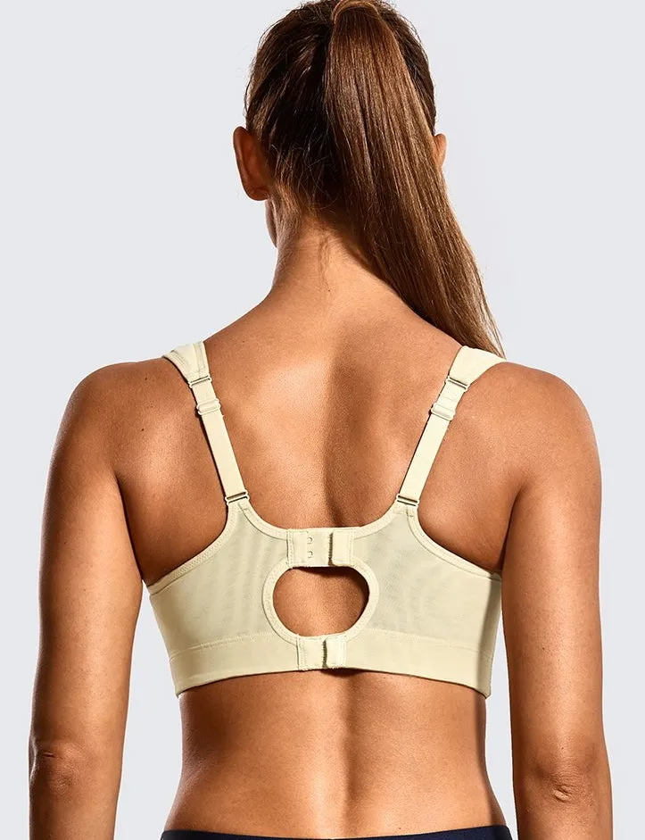 Shock Control High Impact Lightly Padded Wireless Sports Bra