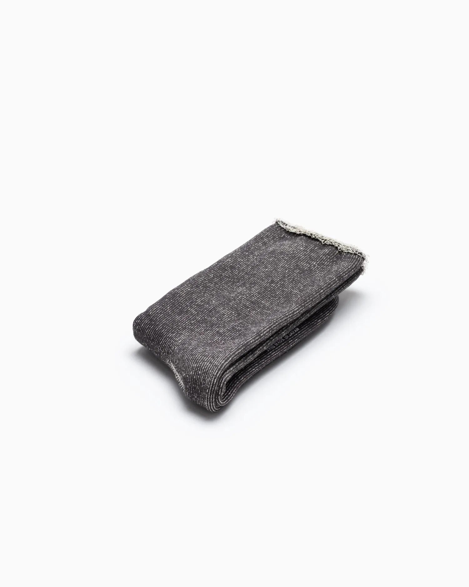 Silk Cotton Lounge Socks - Charcoal