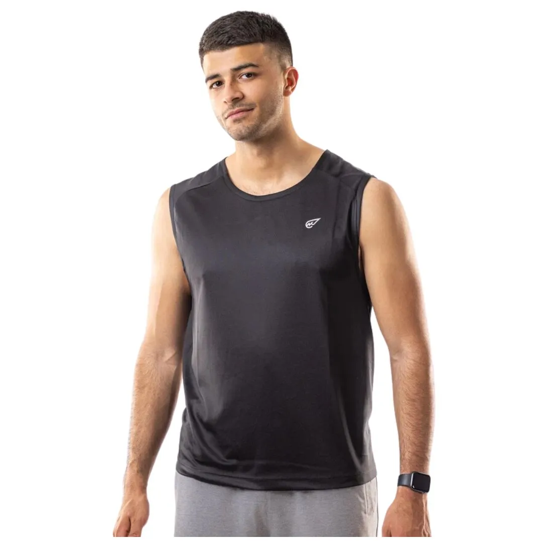 Sleeveless Basic Crew Tank Top