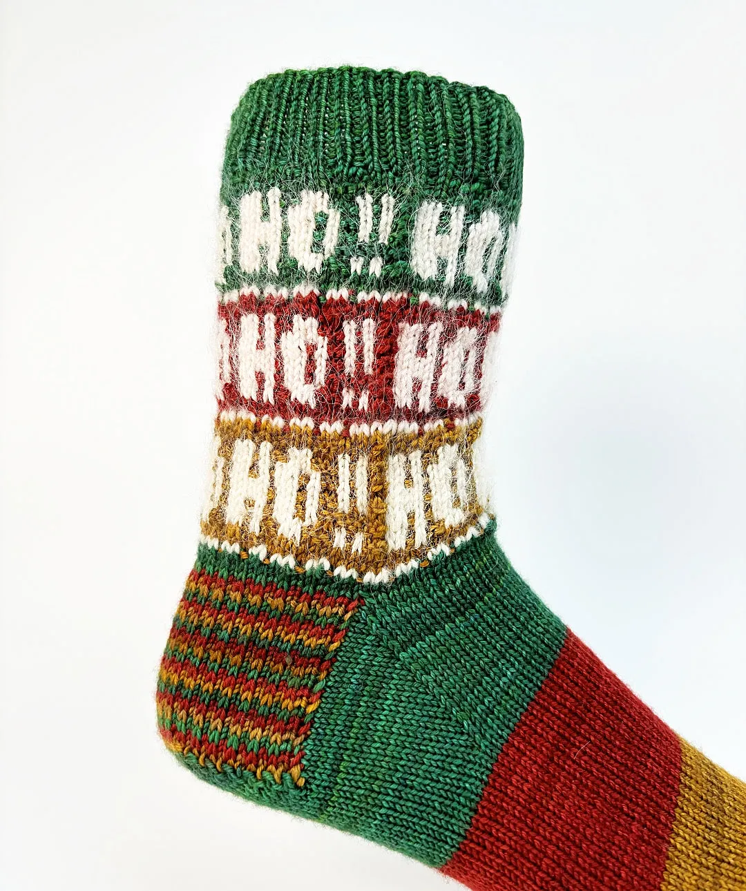 Socks Ho Ho Ho ! | Knitting Pattern with Optional Limited Edition Kit