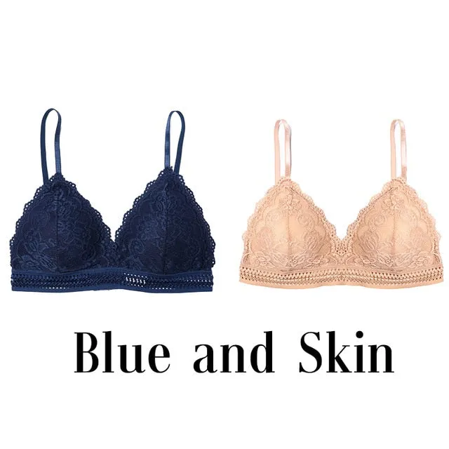 TEEK - Simple Lace Tri Bra | Multi-Options