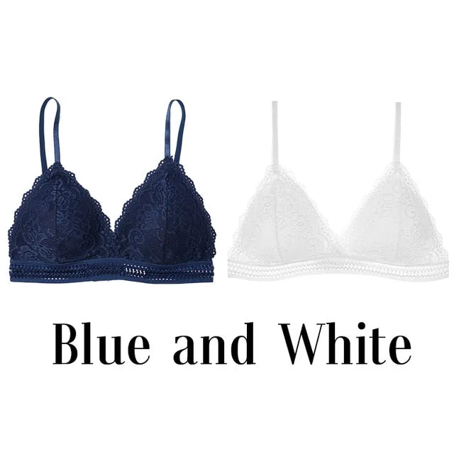 TEEK - Simple Lace Tri Bra | Multi-Options