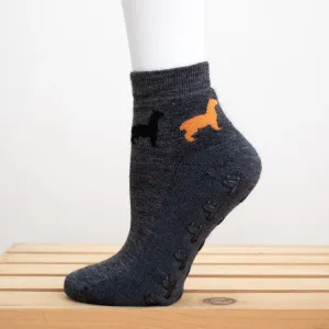 Tey-Art Gripper Ankle Alpaca Socks