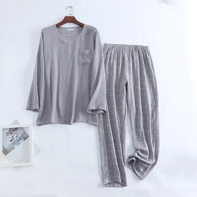 Two-Piece Men's Pajamas Set