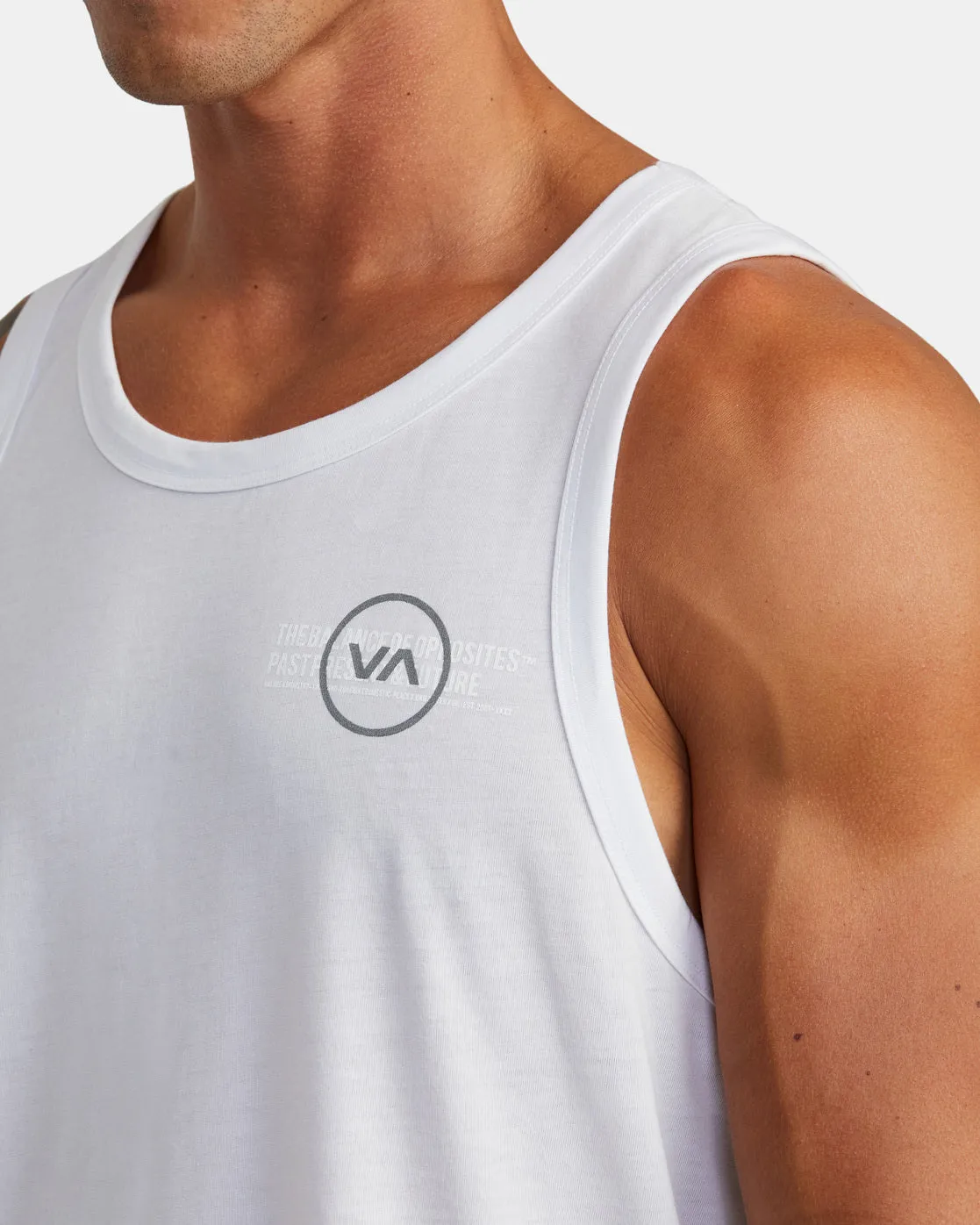 VA Levels Tank - White