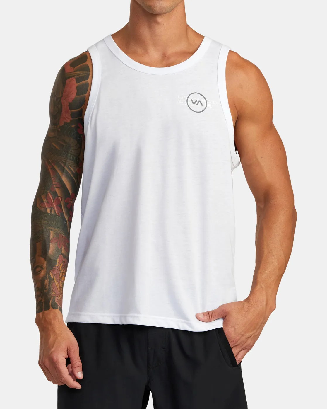 VA Levels Tank - White