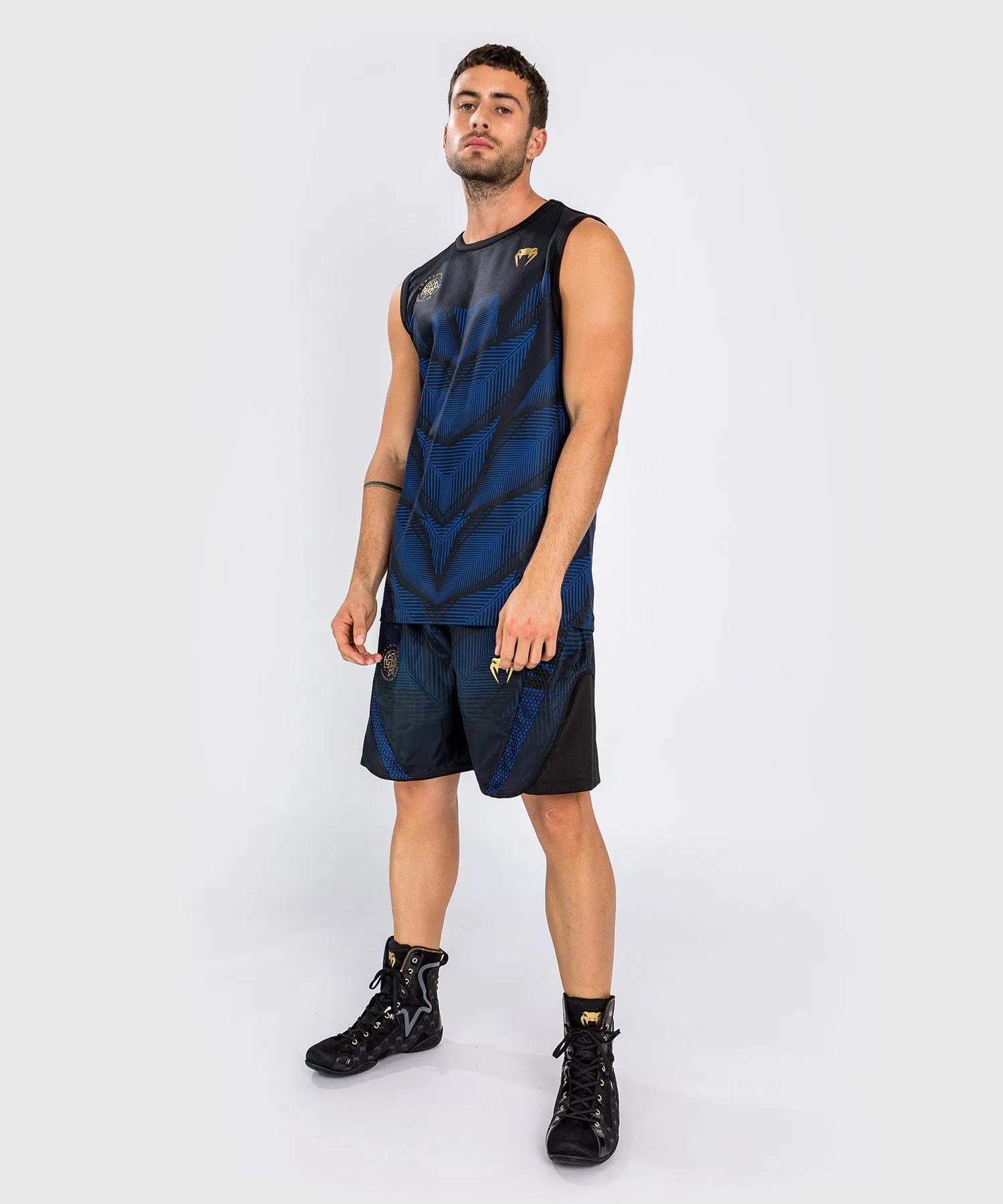 Venum Phantom Loma Dry Tech Tank Top - Black/Blue