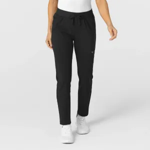 Wink Women's Flex-n-Reach Track Scrub Pant - Black