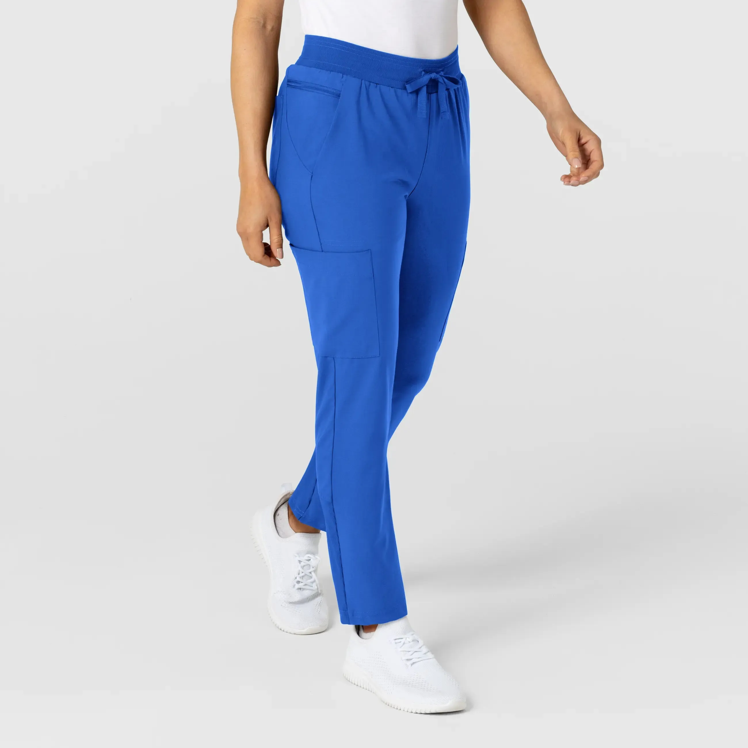 Wink Women's Flex-n-Reach Track Scrub Pant - Royal Blue