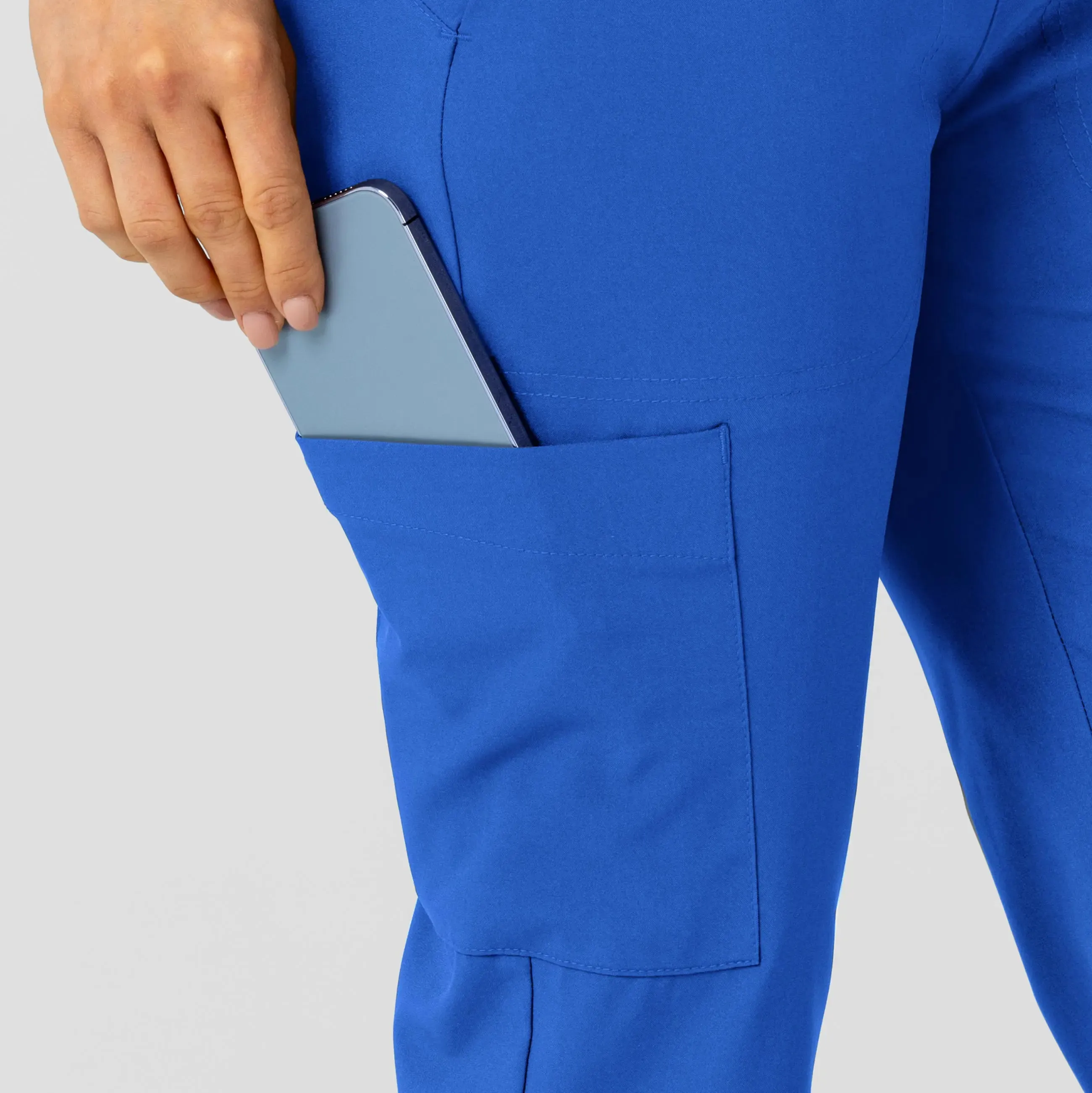 Wink Women's Flex-n-Reach Track Scrub Pant - Royal Blue