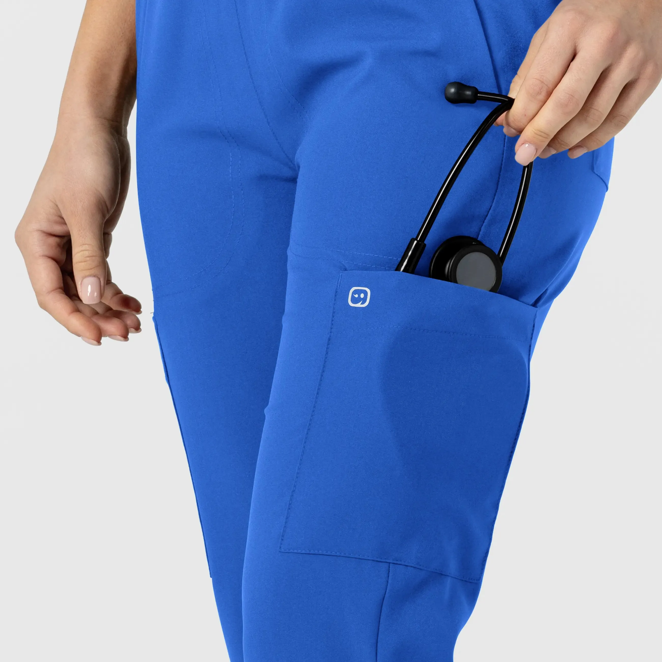 Wink Women's Flex-n-Reach Track Scrub Pant - Royal Blue