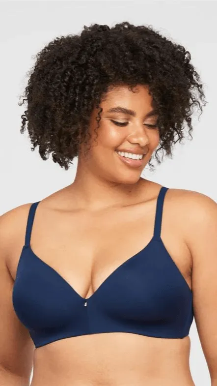 Wire-Free T-Shirt Bra- Gemstone Blue