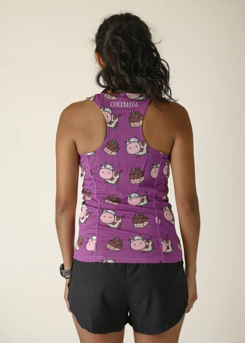 Women's Choccy Cows Performance Singlet