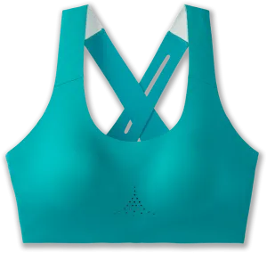 Women's Dare Crossback Run Bra 2.0 (336 - Nile Green)