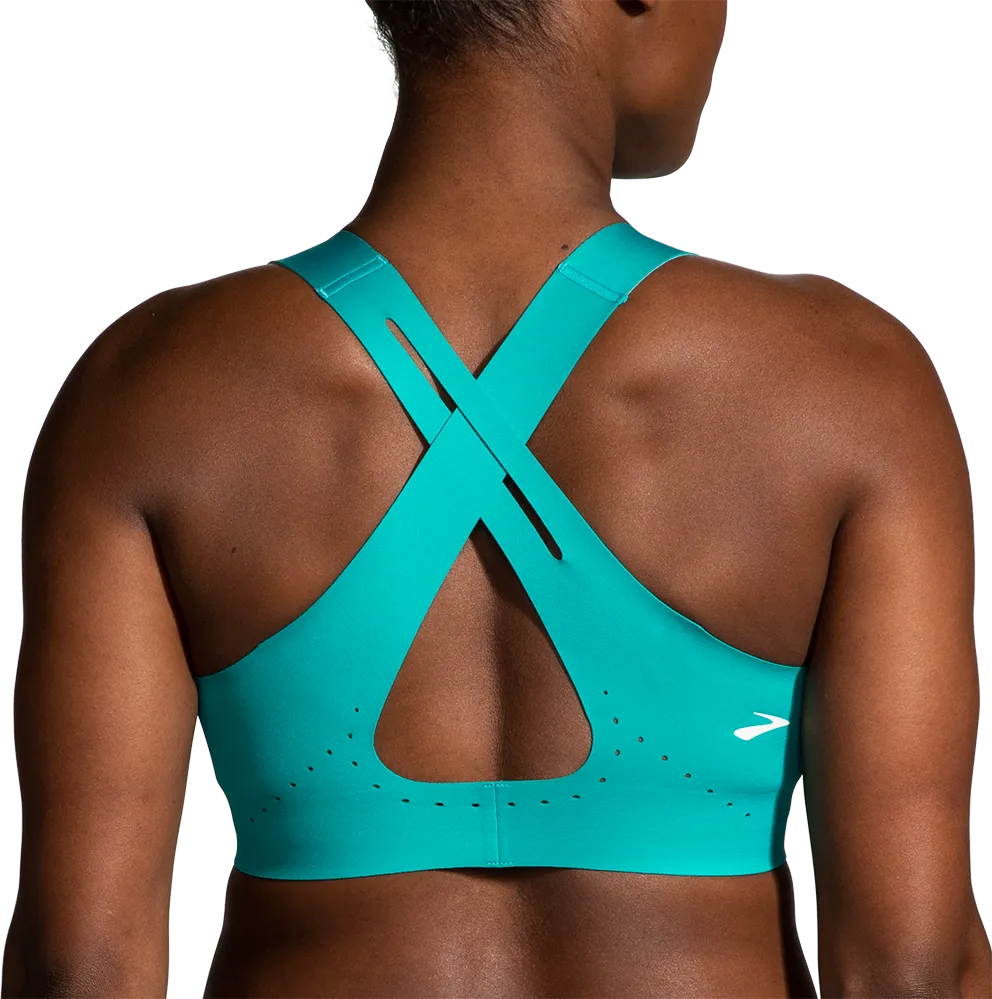 Women's Dare Crossback Run Bra 2.0 (336 - Nile Green)