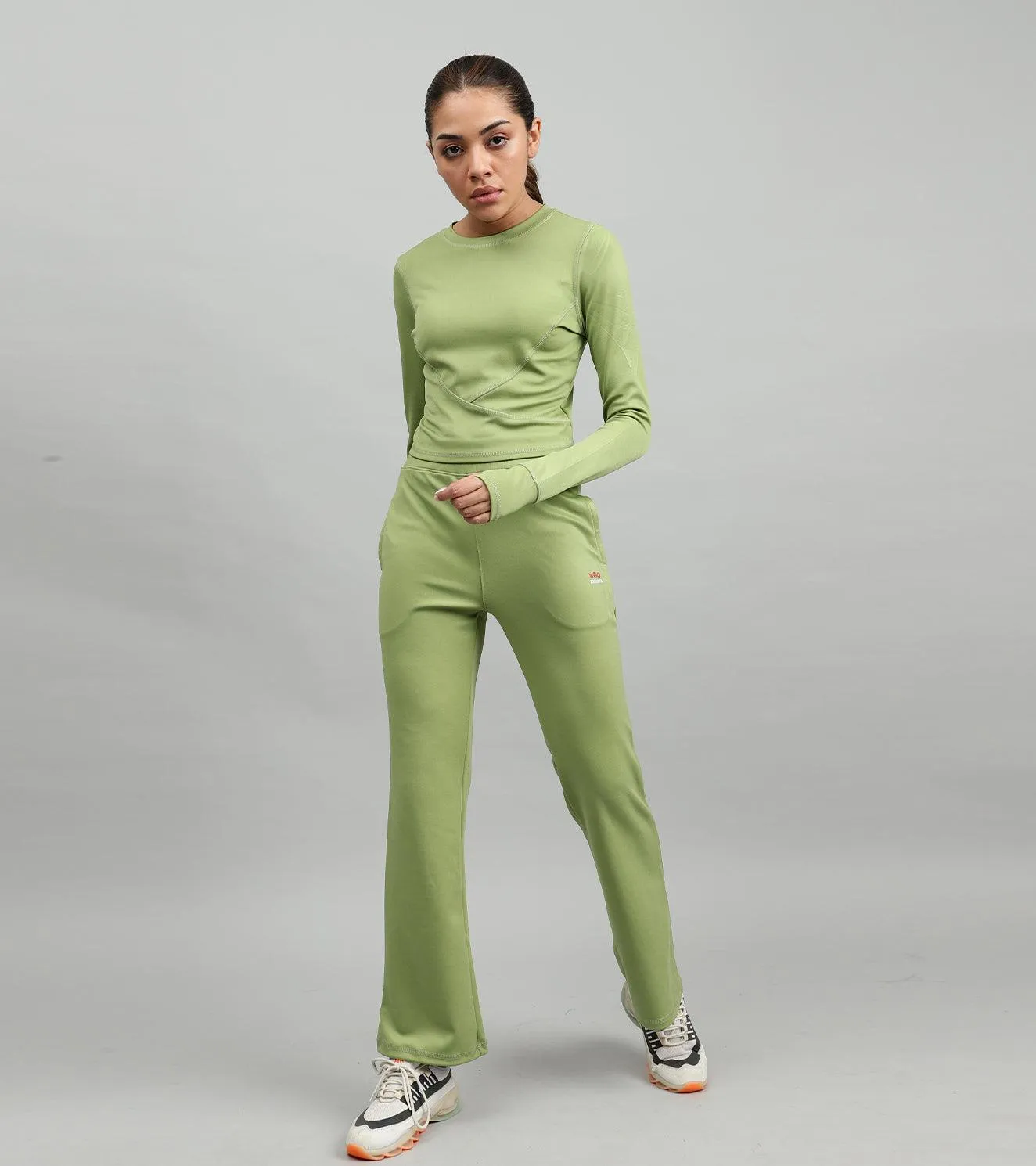 Women's Dynamic Duo Coord Set ( lime greem )