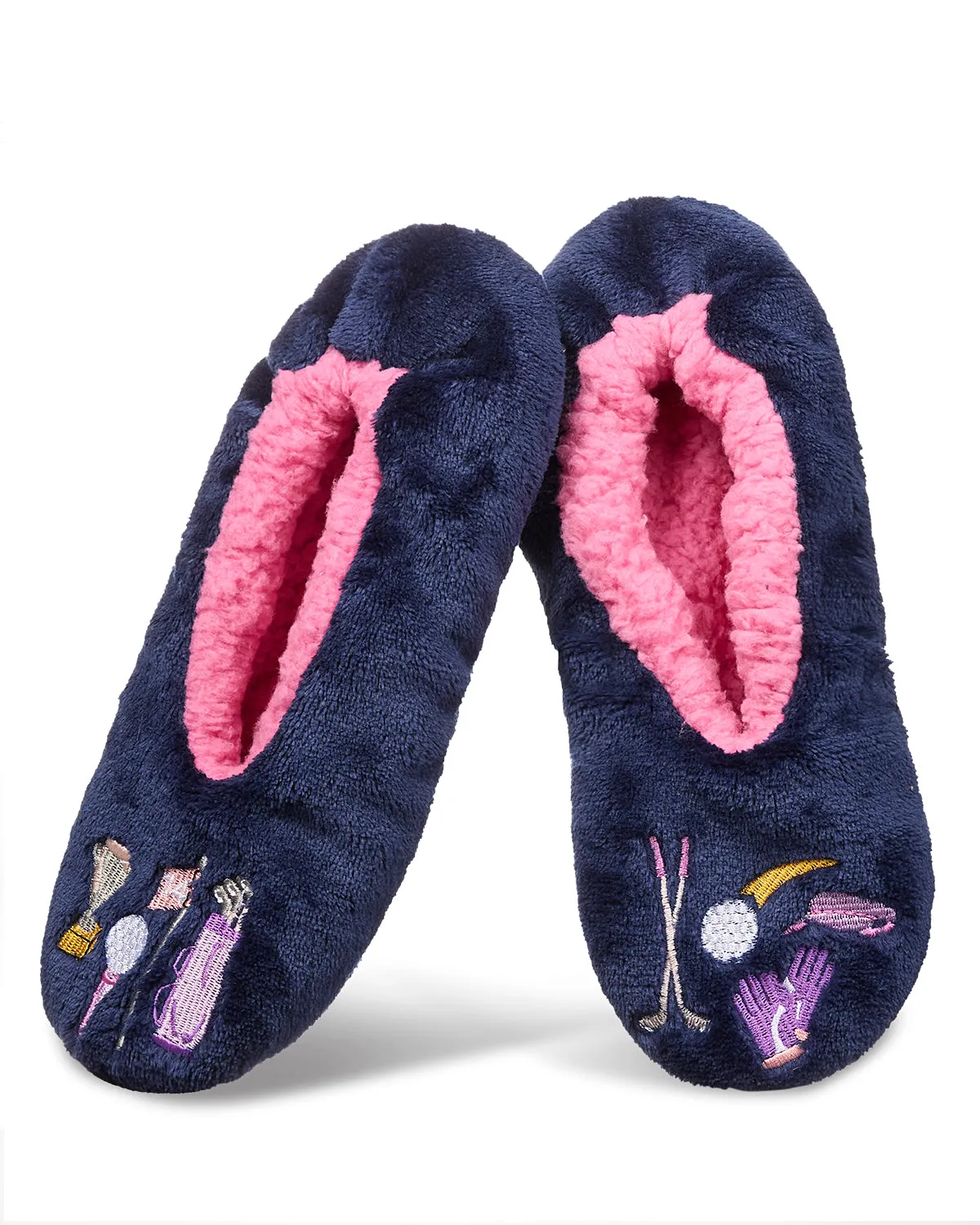 Women's Golf Sherpa Lined Slippers