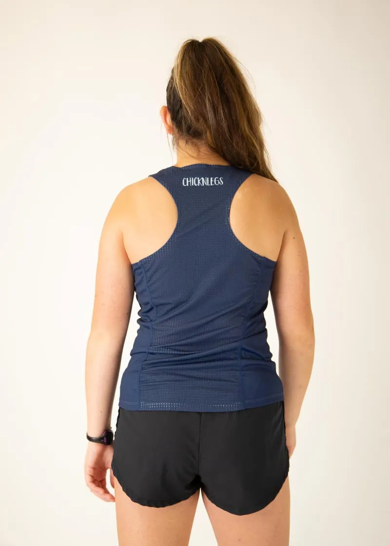 Women's Navy Blue Performance Singlet