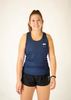 Women's Navy Blue Performance Singlet