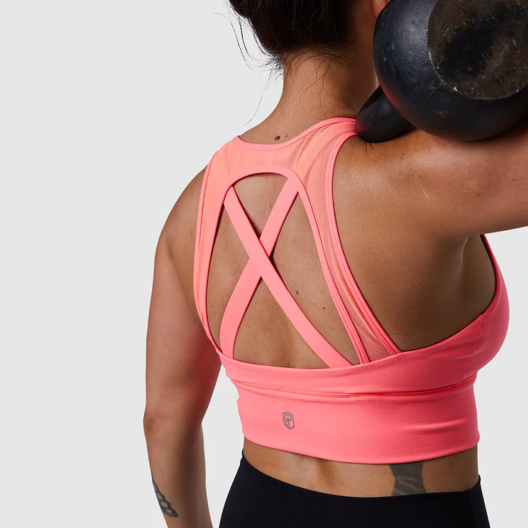 X-Factor Full Throttle Sports Bra (Coral)