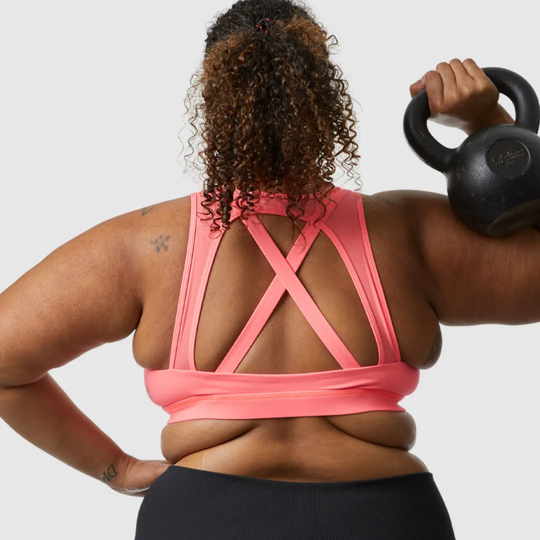 X-Factor Full Throttle Sports Bra (Coral)