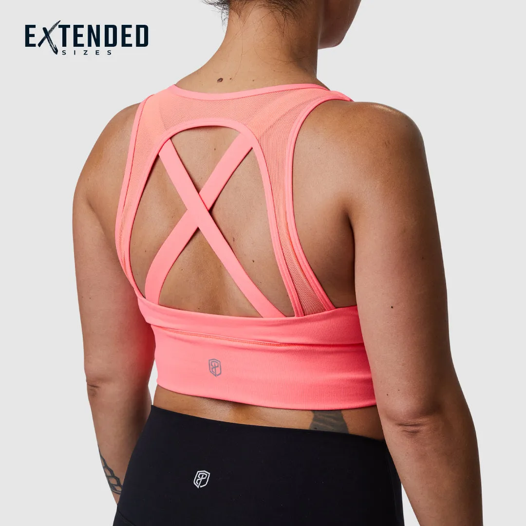 X-Factor Full Throttle Sports Bra (Coral)