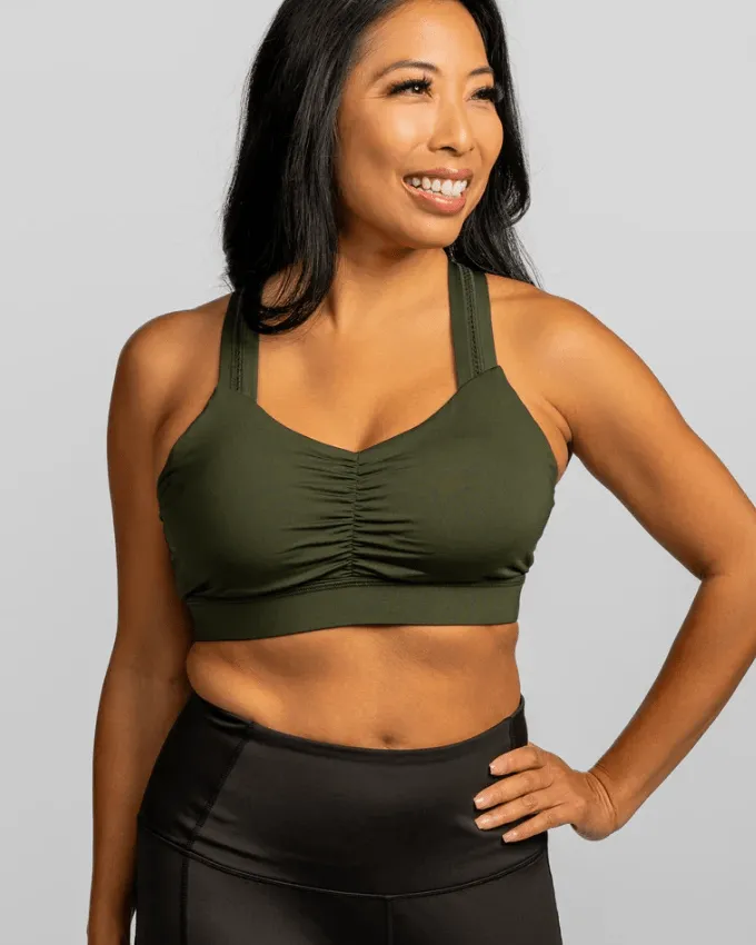 Y-Back Bra – JunipHer (Forest Green)