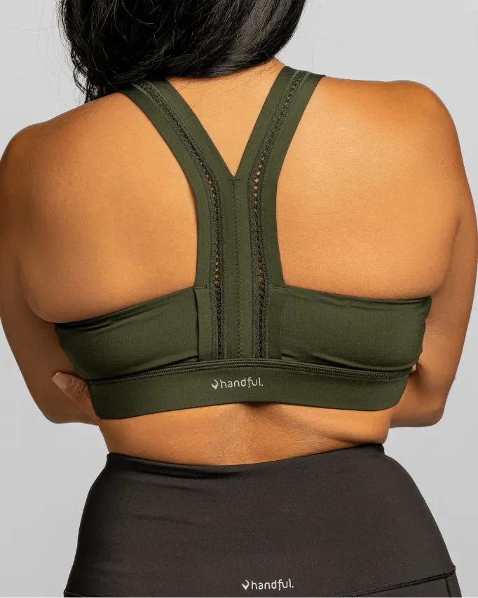 Y-Back Bra – JunipHer (Forest Green)